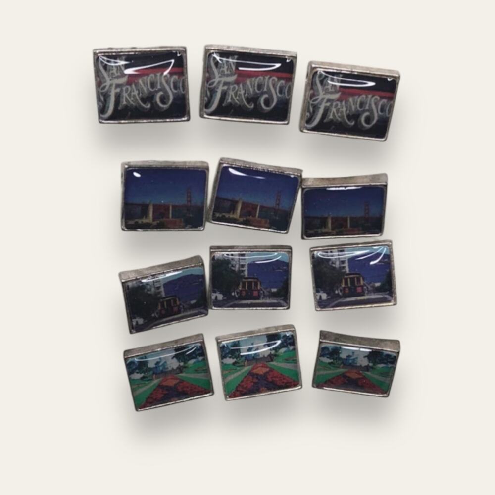 Y2K San Francisco California Photo Frame Picture Beads